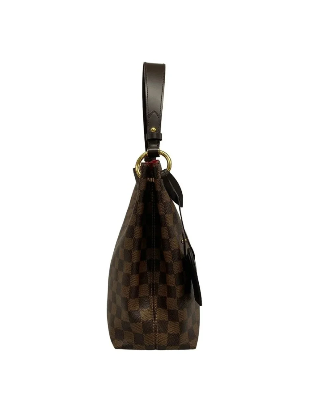 Louis Vuitton Shoulder Bag Damier Gray Souffle PM Ebene